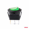 Ronde schakelaar met Groen Licht 12/24V 20A AAN/UIT
