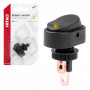 Elliptische schakelaar met geel licht 12/24V max 30A AAN/UIT