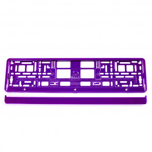 Kentekenplaat Frame - violet metalic