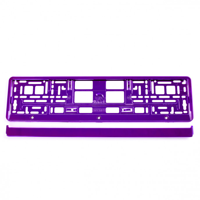 Kentekenplaat Frame - violet metalic