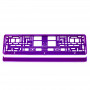 Kentekenplaat Frame - violet metalic