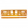 Kentekenplaat frame metallic oranje