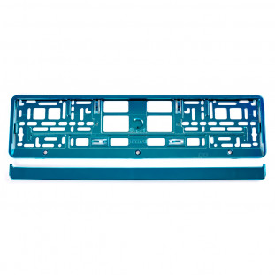 Kentekenplaat Frame - Turquoise metalic