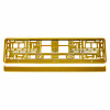 Kentekenplaat Frame - GOUD metalic