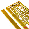 Kentekenplaat Frame - GOUD metalic