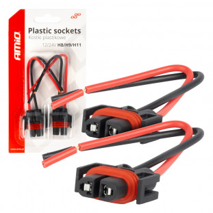 Keramische doppen 2 stuks H8/H9/H11