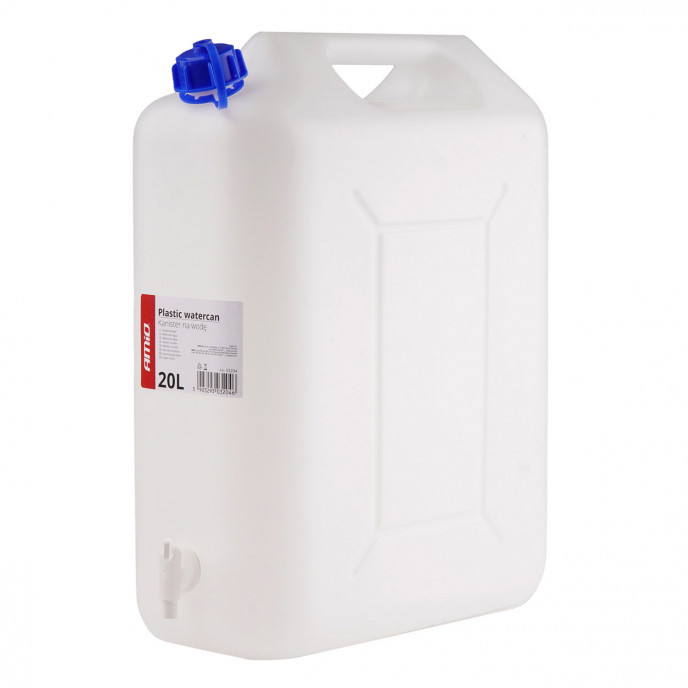 Waterkan met kraan 20L kunststof AMIO-03204