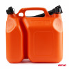 Kunststof brandstofblik tweekamer 6L + 2,5L AMIO-03208
