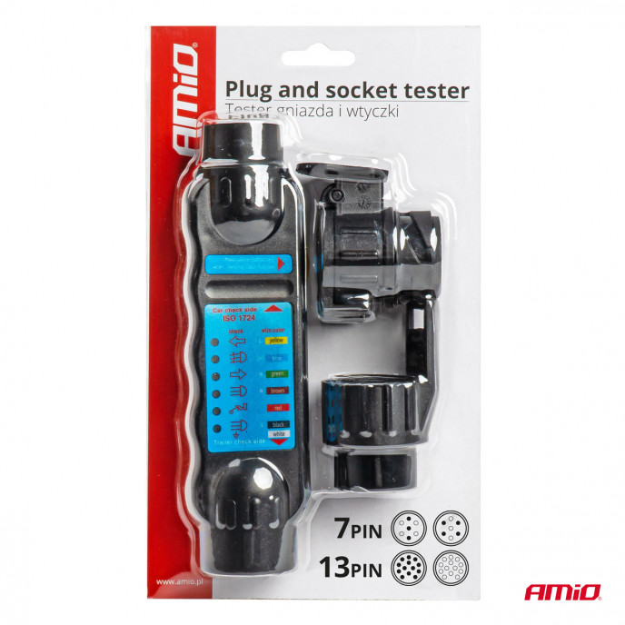 Stekker- en stopcontacttester 7/13PIN
