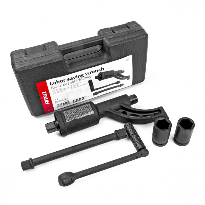 Arbeidsbesparende sleutelset in BOX 5800Nm