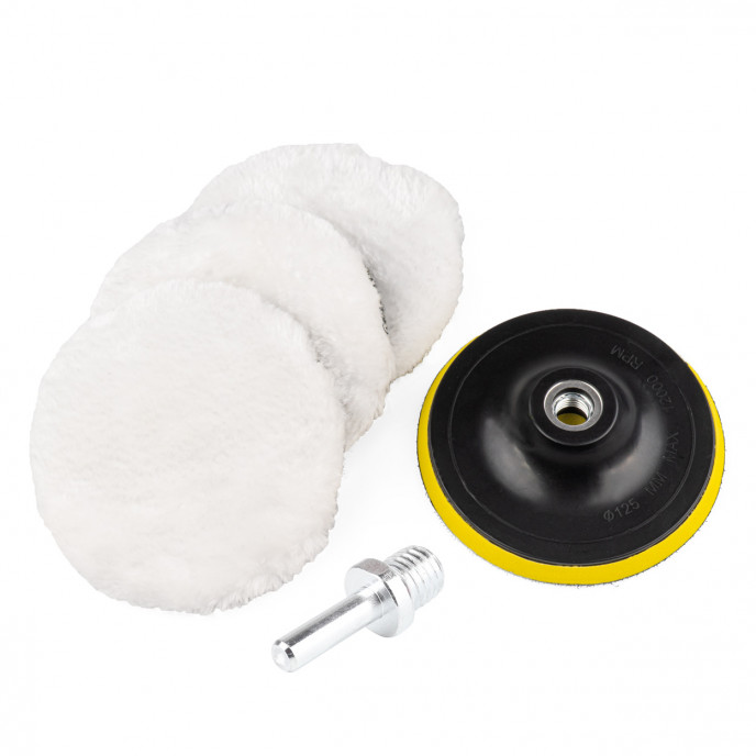 Wol Polijstpads Set 5 stuks
