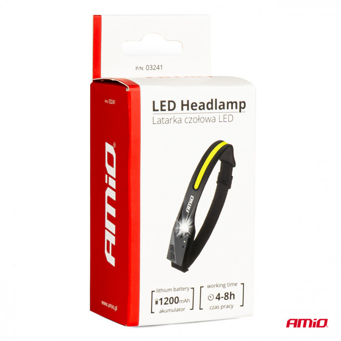 Oplaadbare LED-koplamp XPE+COB 1200mAh LH05