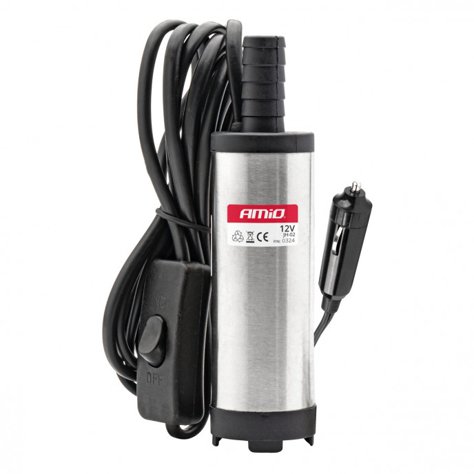 Elektrische dieselpomp 12V dompelpomp diameter 38 mm met aanstekerplug