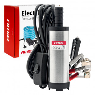 Elektrische dieselpomp 12V/230V dompelpomp diameter 38 mm set met slang