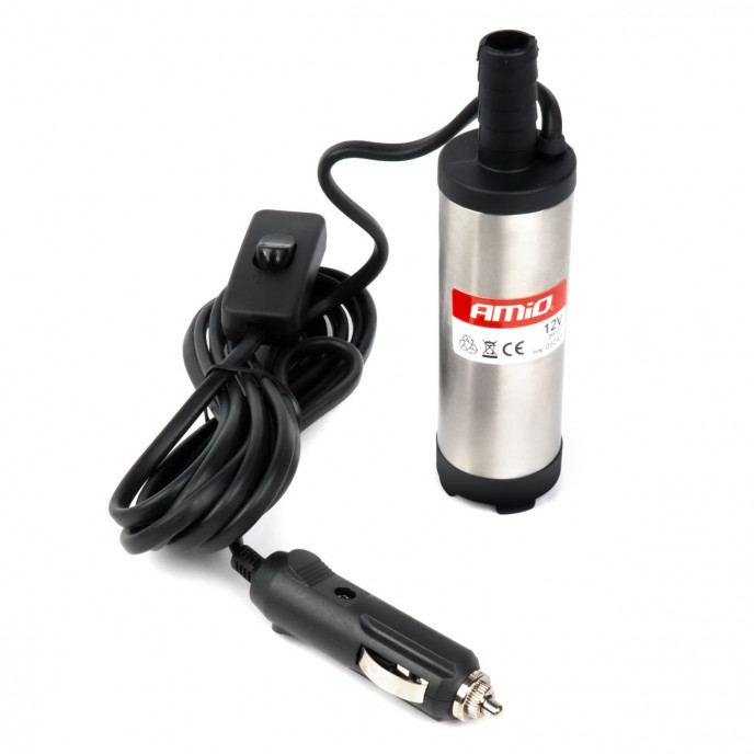 Elektrische dieselpomp 12V/230V dompelpomp diameter 38 mm set met slang