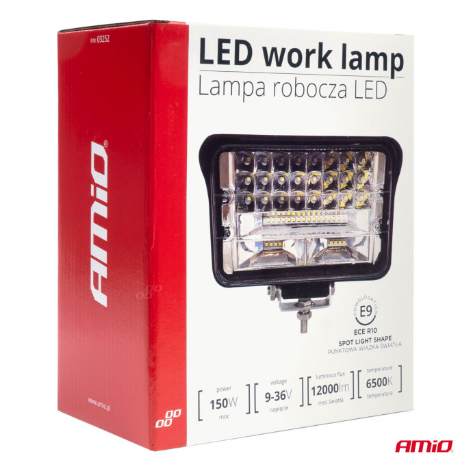 Werklamp AWL41 50 LED Spotlight 9-36V, afm: 110x170x60mm