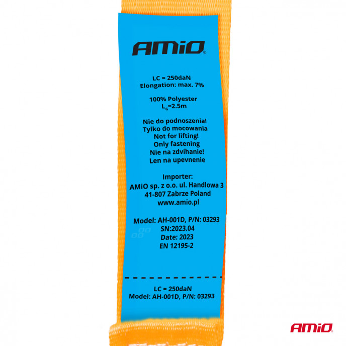Transportbanden en elastische touwen set AMIO-03293