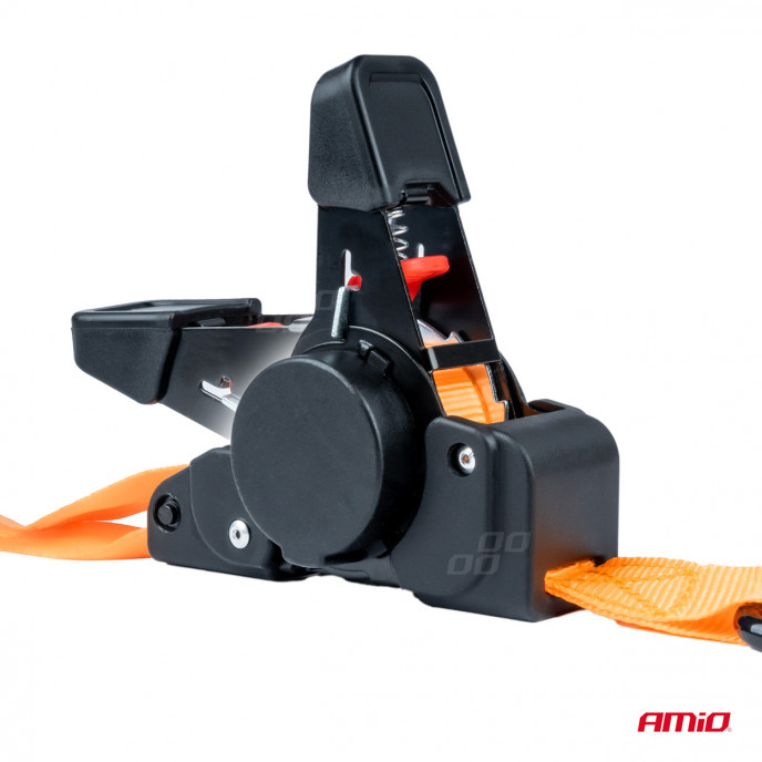 Automatische spanband met ratel 100/200kg 18mm 2m S-TYPE AMIO-03323
