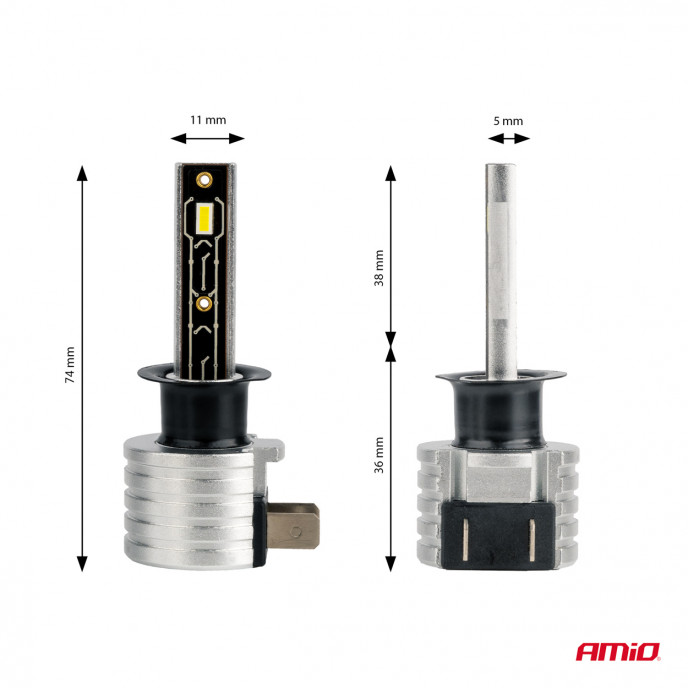 LED-koplampen H-mini-serie H1 AMiO-03329