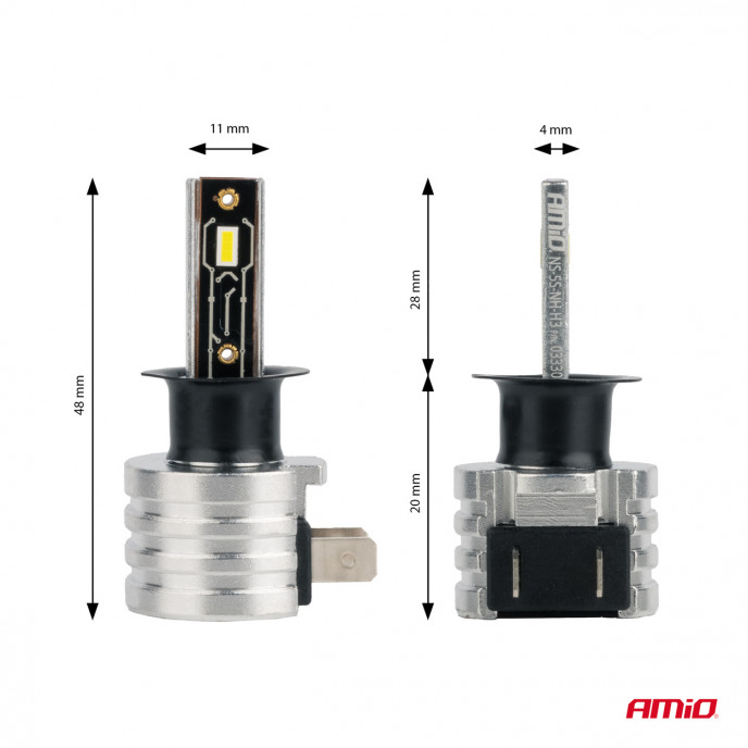 LED-koplampen H-mini-serie H3 AMiO-03330