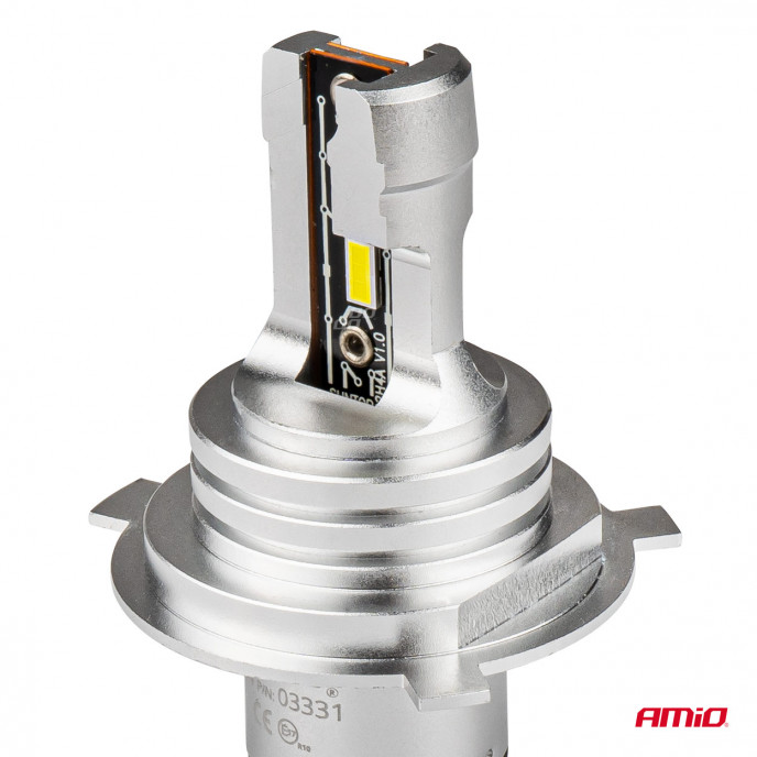 LED-koplampen H-mini Serie H4/H19 AMiO-03331