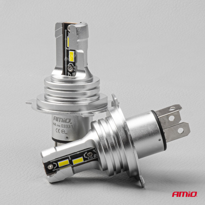 LED-koplampen H-mini Serie H4/H19 AMiO-03331