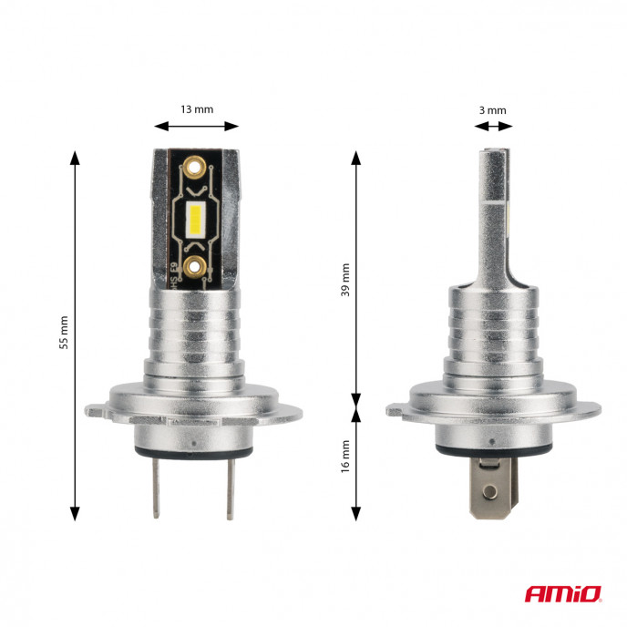 LED-koplampen H-mini-serie H7/H18 AMiO-03332