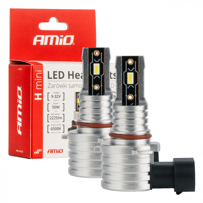 LED-koplampen H-mini-serie HB3 9005/HIR1 9011/H10 AMiO-03334