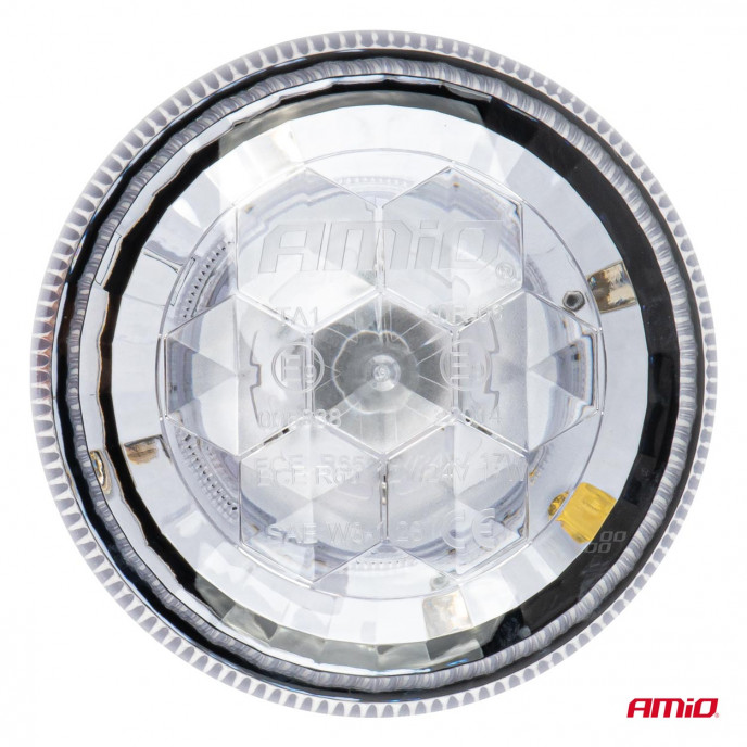 LED Waarschuwingslamp W25p Flex PIPE R65 R10 24LED 12/24V IP66 AMIO-03338