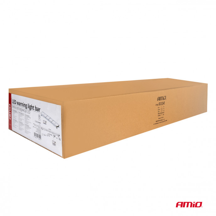 LED waarschuwingslichtbalk 180 LED 1372mm AMIO-03345
