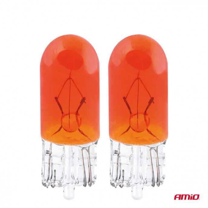 Halogeenlampen T10 W5W W2.1x9.5d 12V 2st blister