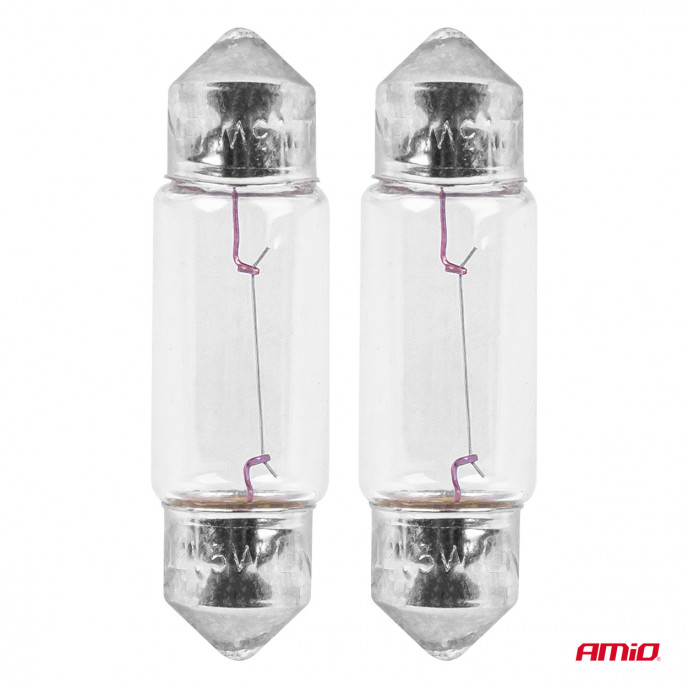 Halogeenlampen C5W Soffittendoos SV 8,5-8 36mm 12V 2st blister
