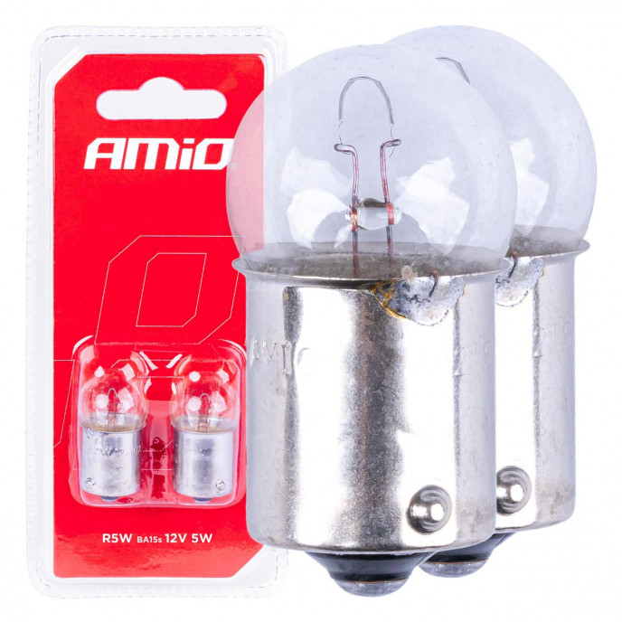 Halogeenlampen R5W BA15s 12V 2st blister