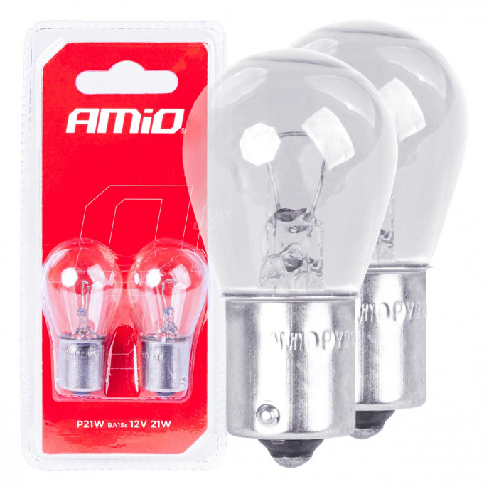 Halogeenlampen P21W BA15s 12V 2st blister
