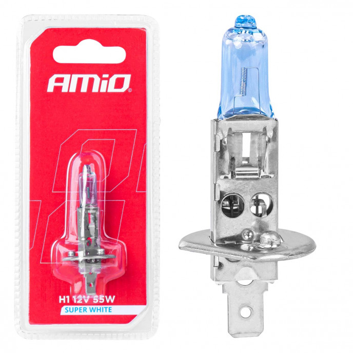 Halogeenlamp H1 12V/55W Super Wit 1st blister