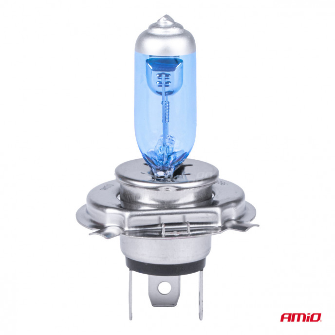 Halogeenlamp H4 12V 60/55W Super Wit 1st blister