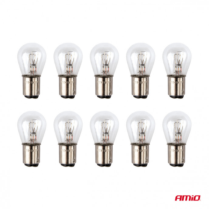 Halogeenlampen P21/4W 12V BAZ15d 10st