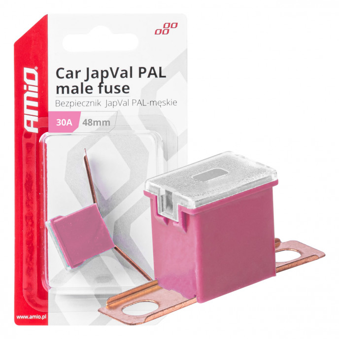 Auto JapVal PAL male zekeringen 48mm 30A AMIO-03418