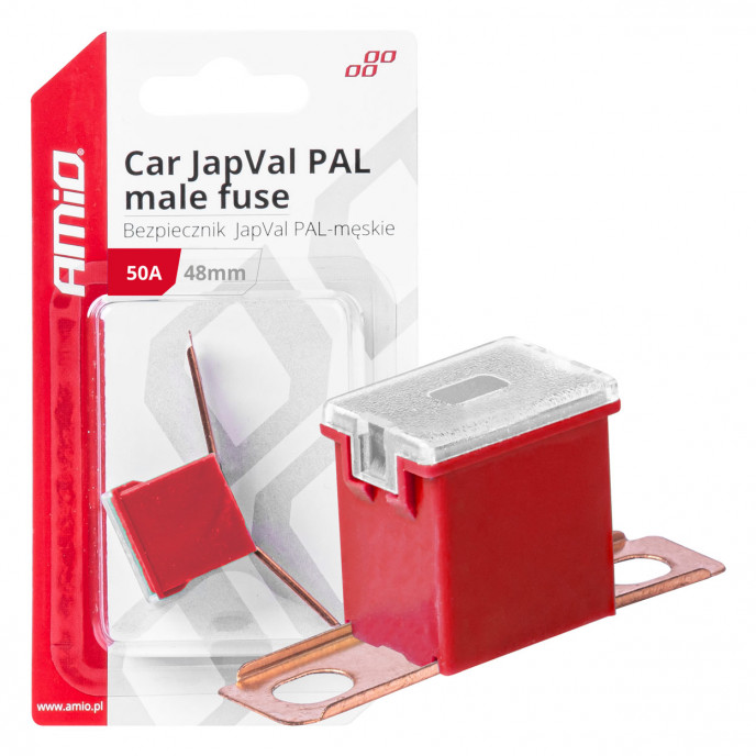 Auto JapVal PAL male zekeringen 48mm 50A AMIO-03420