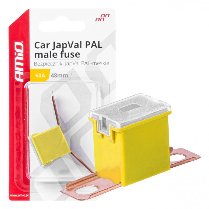 Auto JapVal PAL male zekeringen 48mm 60A AMIO-03421