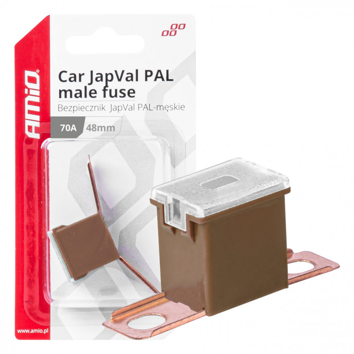 Auto JapVal PAL male zekeringen 48mm 70A AMIO-03422