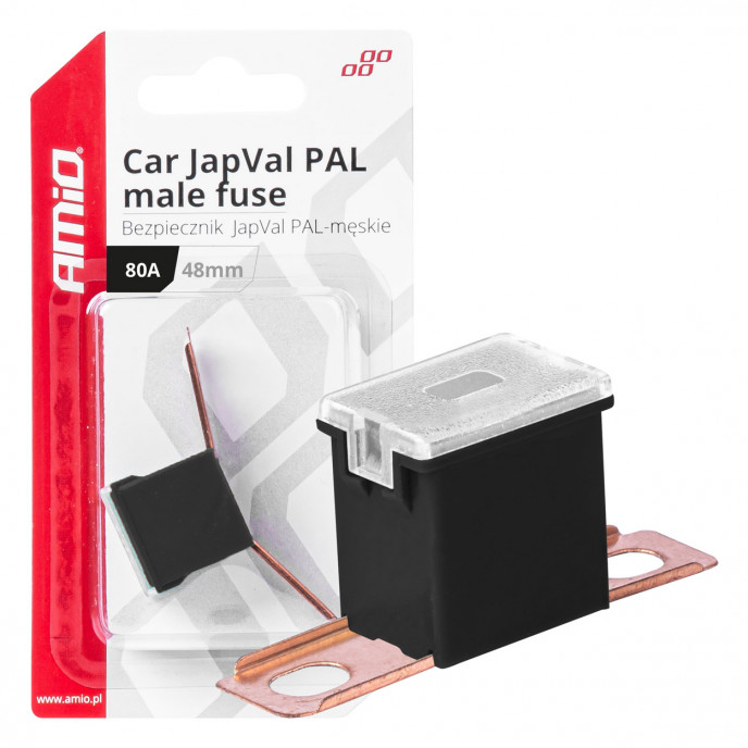 Auto JapVal PAL male zekeringen 48mm 80A AMIO-03423