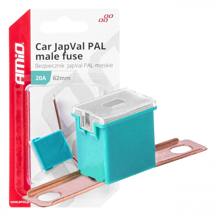 Auto JapVal PAL male zekeringen 62mm 20A AMIO-03426
