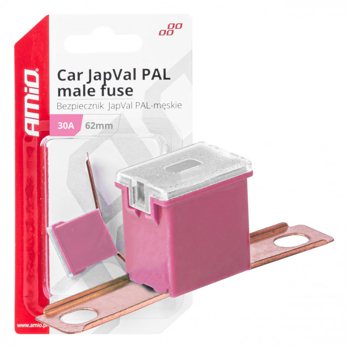 Auto JapVal PAL male zekeringen 62mm 30A AMIO-03427