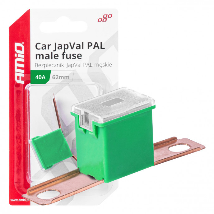 Auto JapVal PAL male zekeringen 62mm 40A AMIO-03428