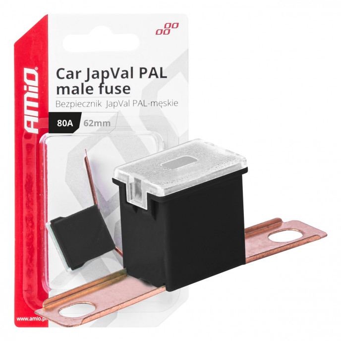 Auto JapVal PAL male zekeringen 62mm 80A AMIO-03432