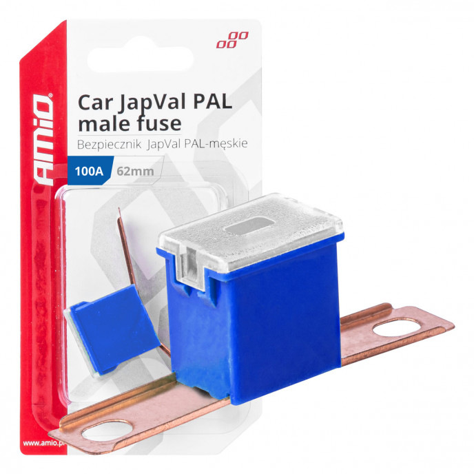 Auto JapVal PAL male zekeringen 62mm 100A AMIO-03433