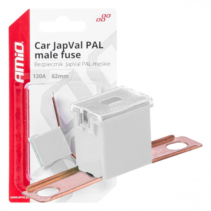 Auto JapVal PAL male zekeringen 62mm 120A AMIO-03434