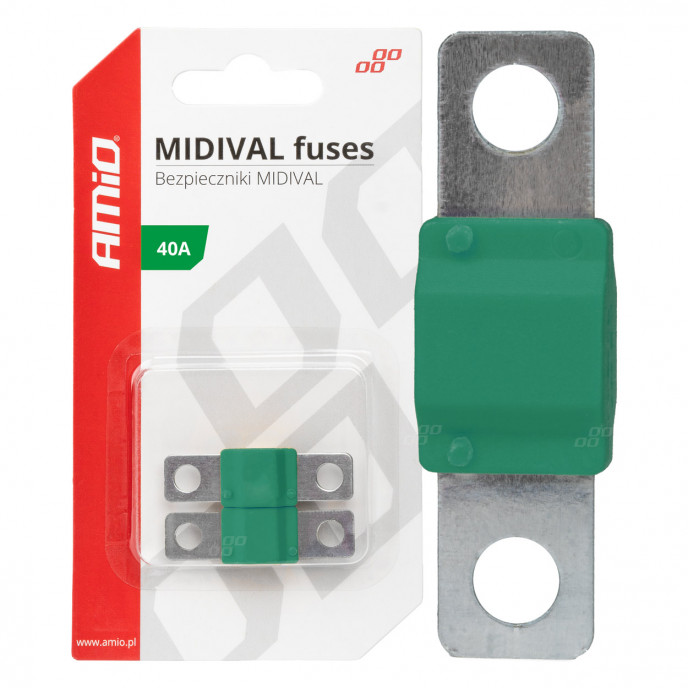 Auto MIDIVAL zekeringen 40A AMIO-03474