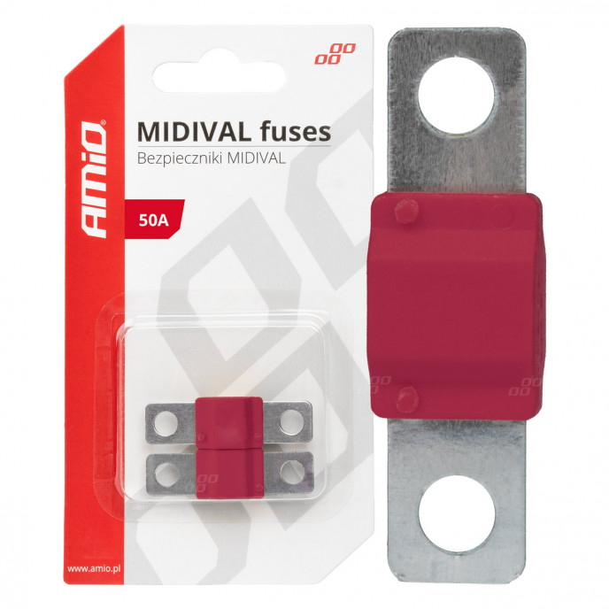 Auto MIDIVAL zekeringen 50A AMIO-03475